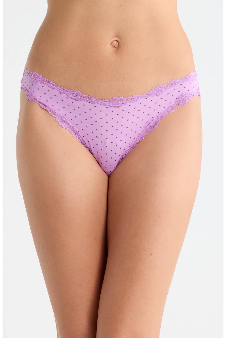 Intimately FP Charlie Micro Bikini, Main, color, PURPLE DOT