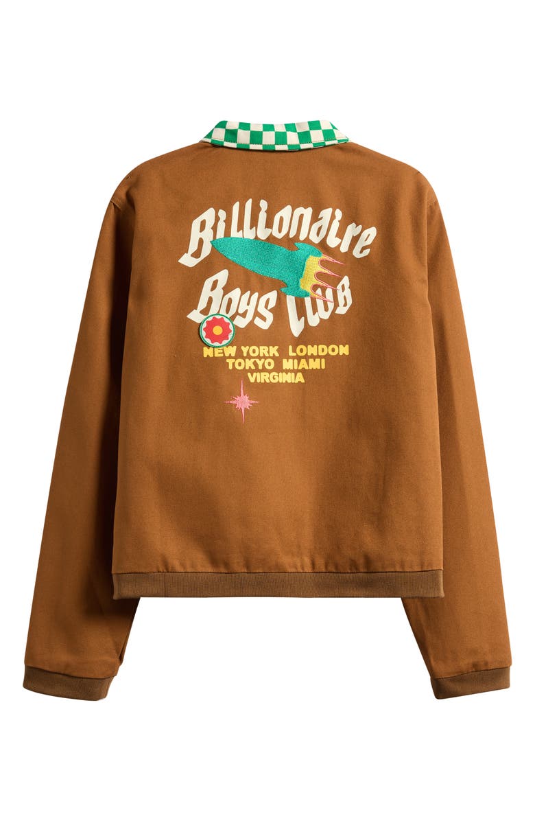 Billionaire Boys Club Kids' BB Buggy Cotton Work Jacket, Alternate, color, Tobacco Brown