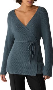 Eileen Fisher Tie Front Longline Cardigan