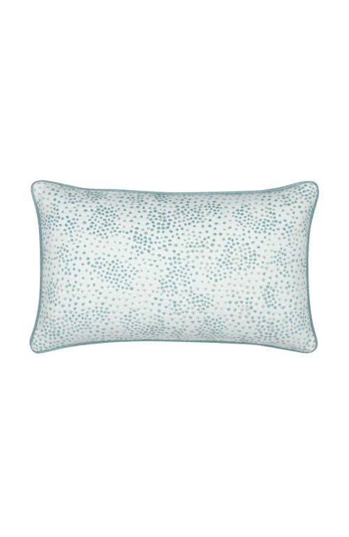 Elaine Smith Speckle Surf With Chenille Dots Indoor & Outdoor Woven Accent Pillow