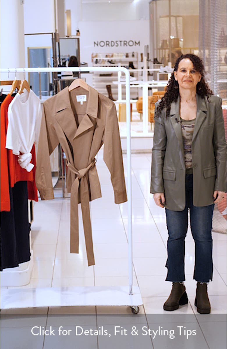 Wrap Me Up Belted Cotton Coat, sales video thumbnail