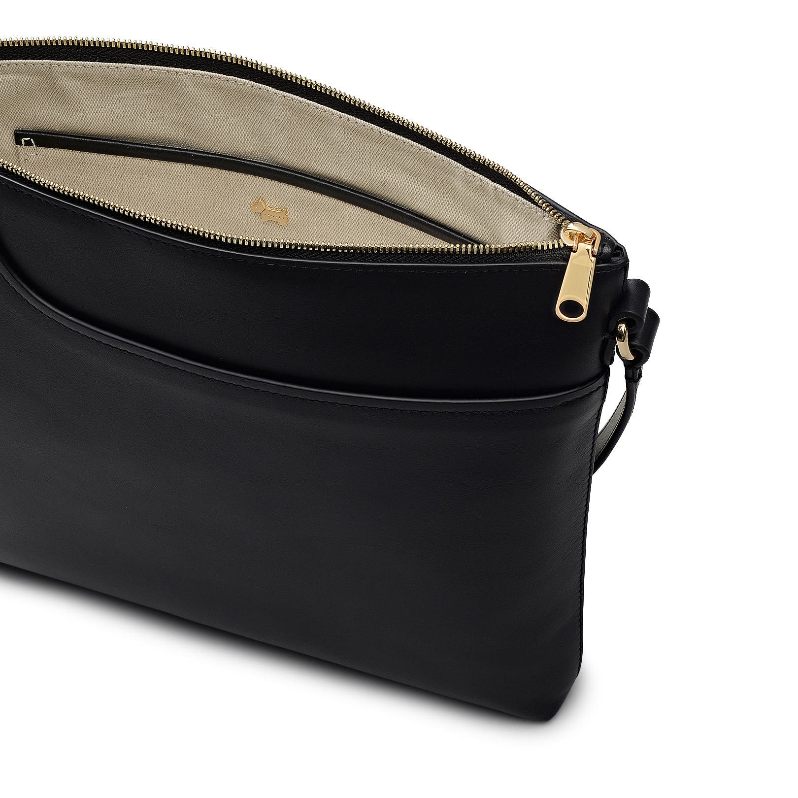 Radley Pockets Large Ziptop Crossbody Bag, Alternate, color, Black