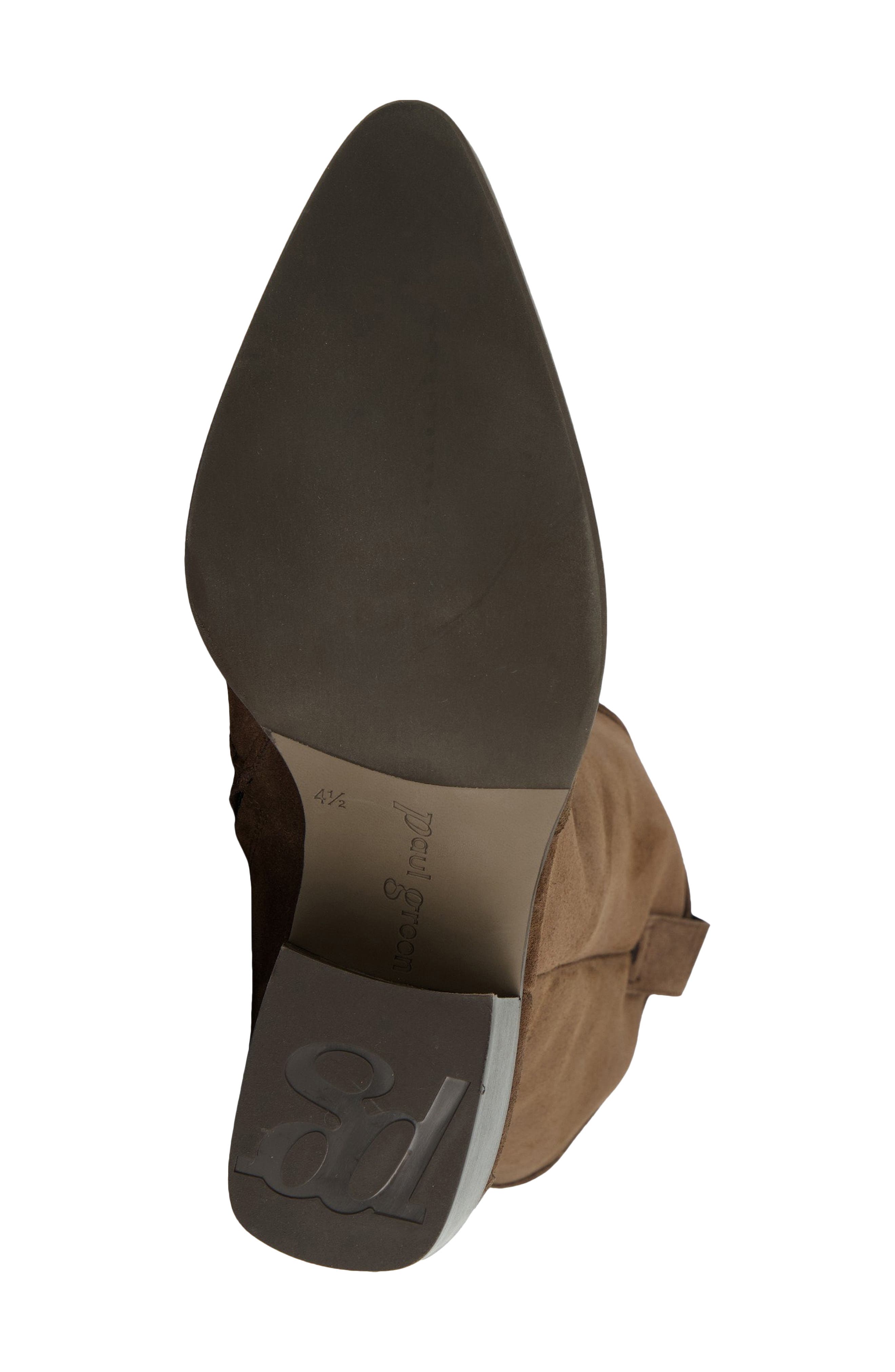 Easton Western Boot, Alternate, color, WOOD SOFT SUEDE