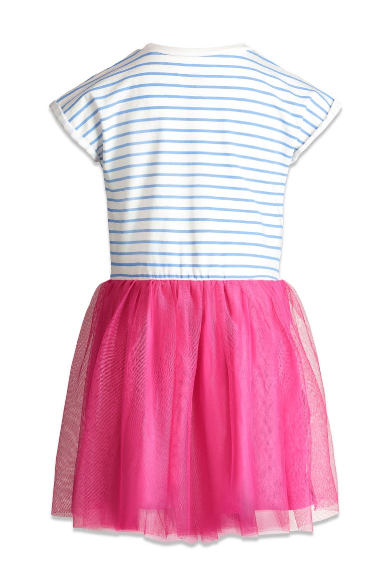 Minnie Mouse Short Sleeve Tutu Dress, Alternate, color, Mickey Minnie Blue