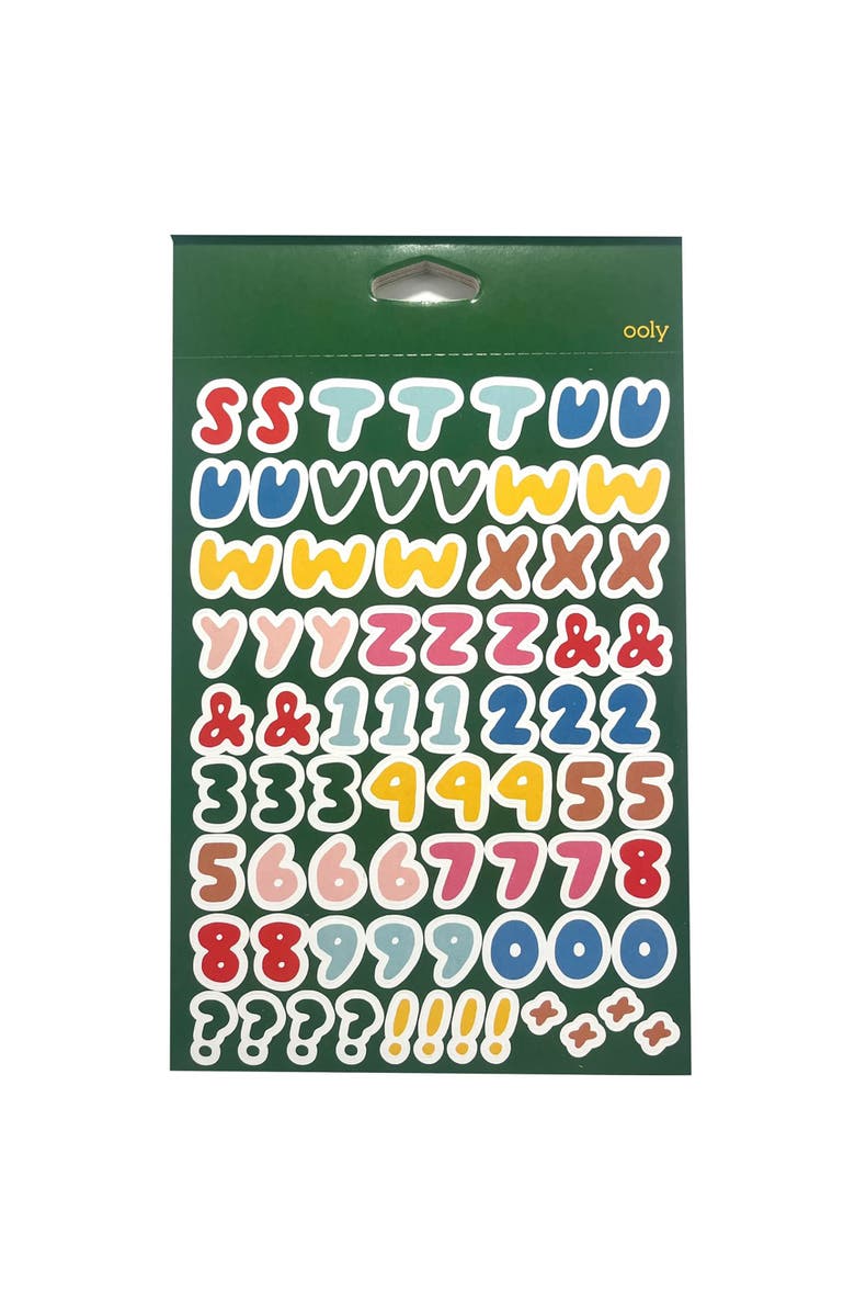 OOLY A Whole Lotta Stickers! Alpha Fun, Stickiville x Suzy Ultman, Alternate, color, Multicolored