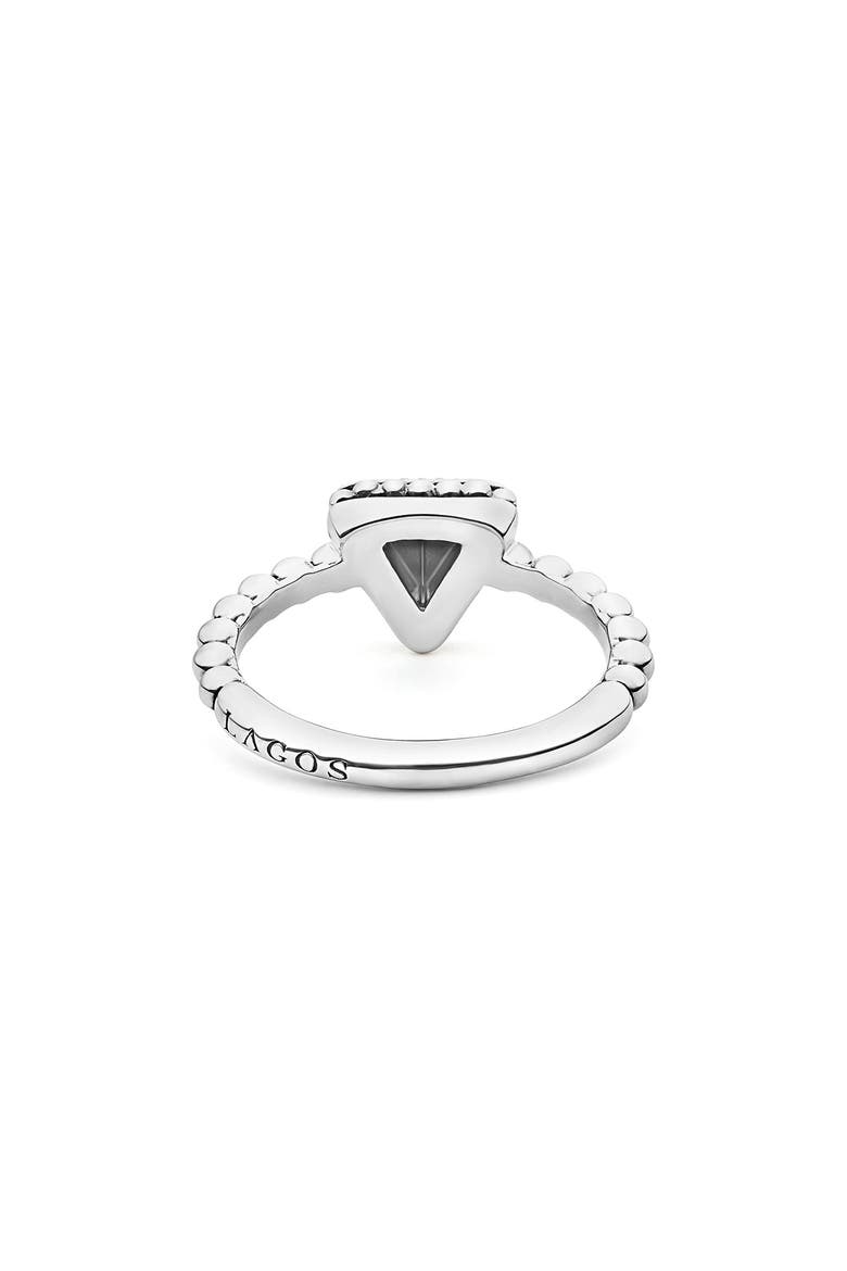 KSL 9mm Pyramid Stacking Ring, Alternate, color, SILVER