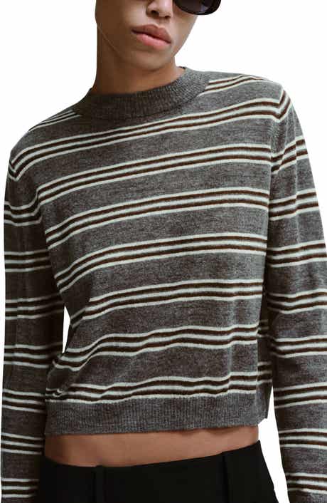 Stripe Crop Sweater