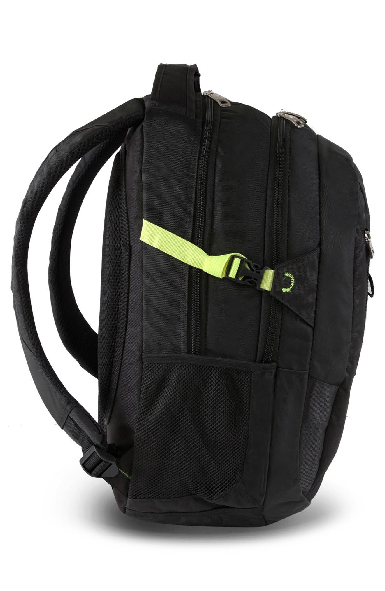 FILA Vertex Backpack, Alternate, color, Black/ Neon