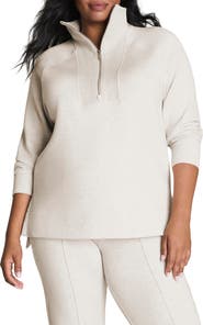 SPANX® Air Essentials Brushed Half-Zip Sweatshirt