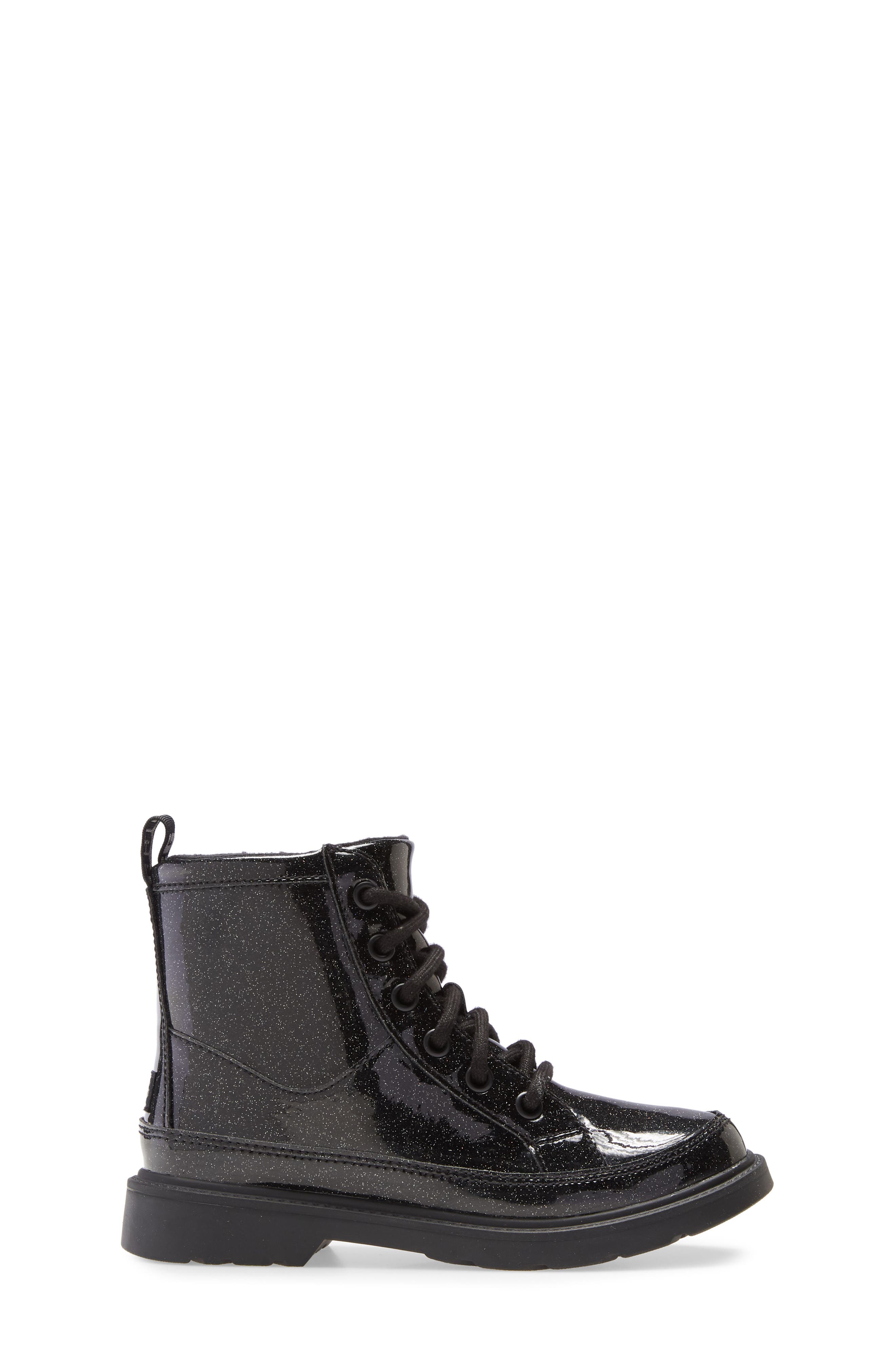 UGG<sup>®</sup> Robley Glitter Combat Boot, Alternate, color, 