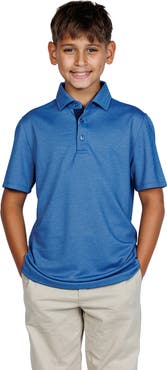 TailorByrd Kids' Solid Knit Polo