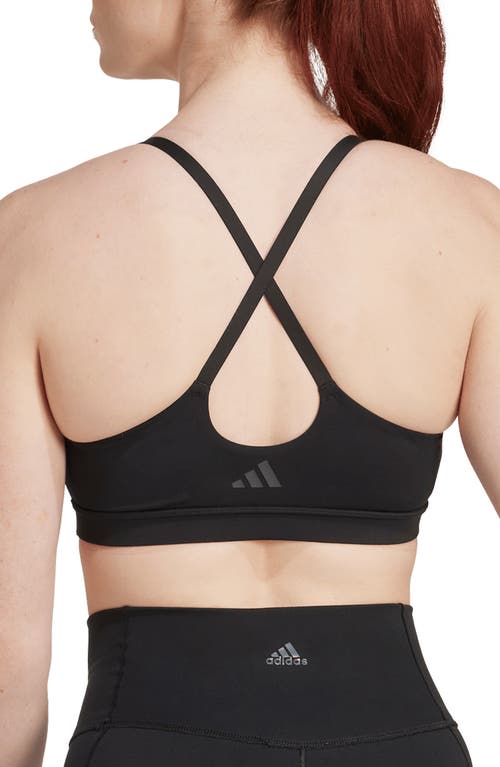 Adidas Originals Adidas All Me Sports Bra In Black