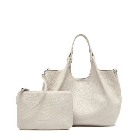 Dua Leather Hobo Shoulder Bag
