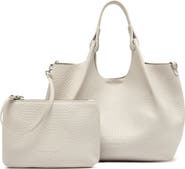 Gianni Chiarini Dua Leather Hobo Shoulder Bag