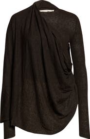 Paloma Wool Elio Semisheer Baby Alpaca
Extrafine Wool Blend Rib Crossover Sweater