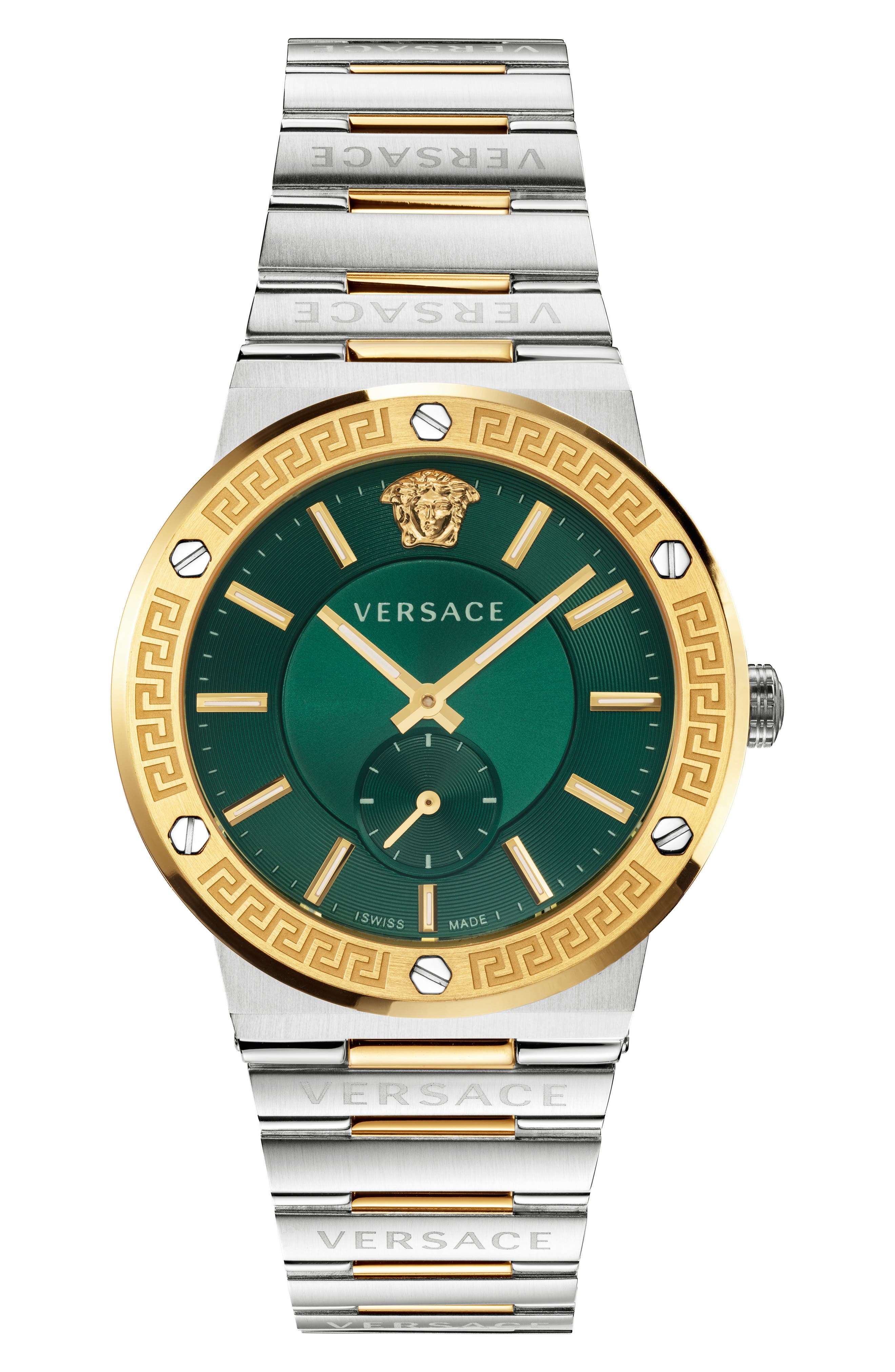 Greca Logo Bracelet Watch, 41mm