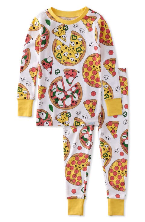 Kids' Zen Print Fitted Organic Cotton Two-Piece Pajamas (Toddler)