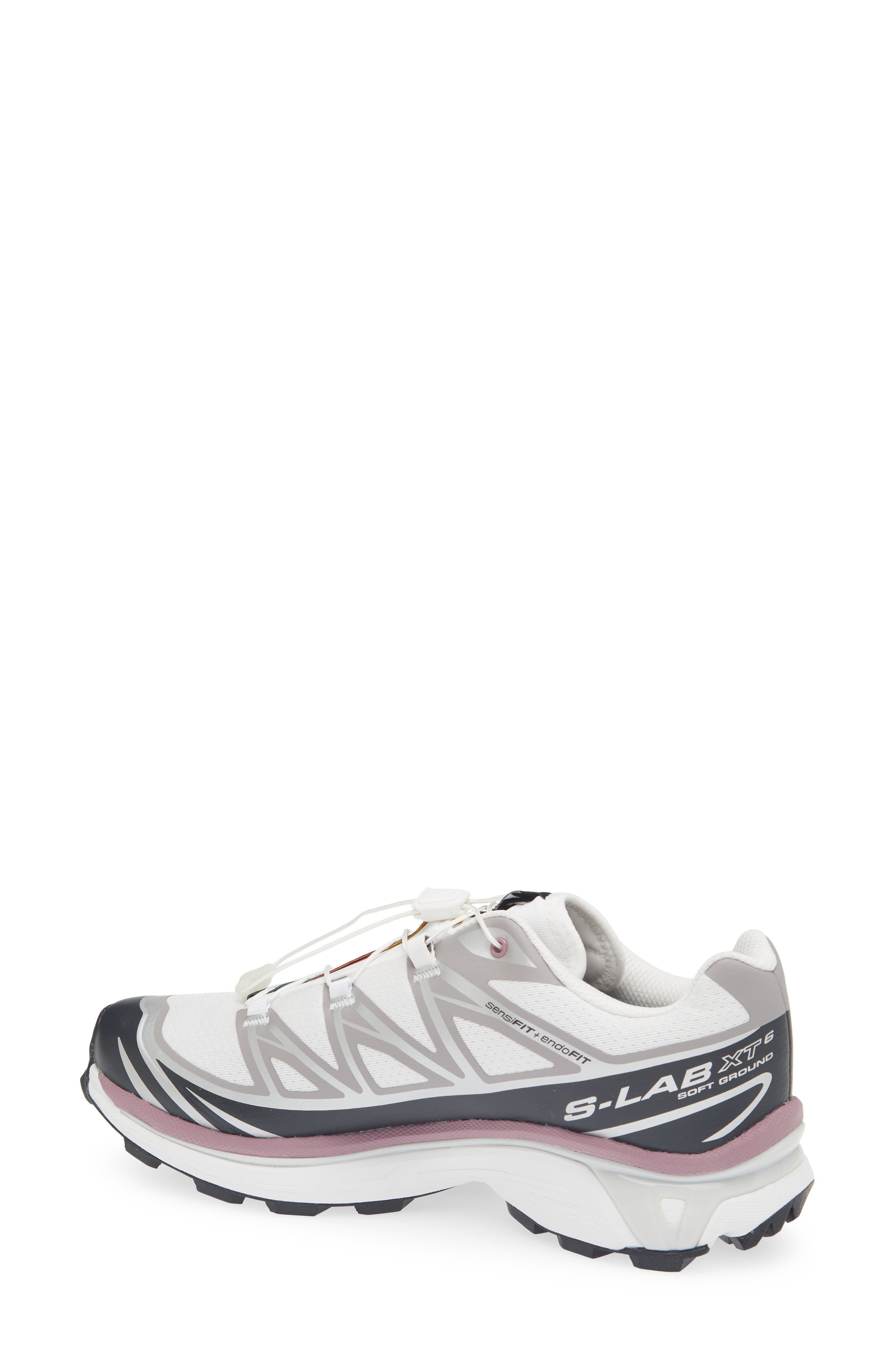 Gender Inclusive XT-6 Sneaker, Alternate, color, WHITE/ BLACK/ DUSKY