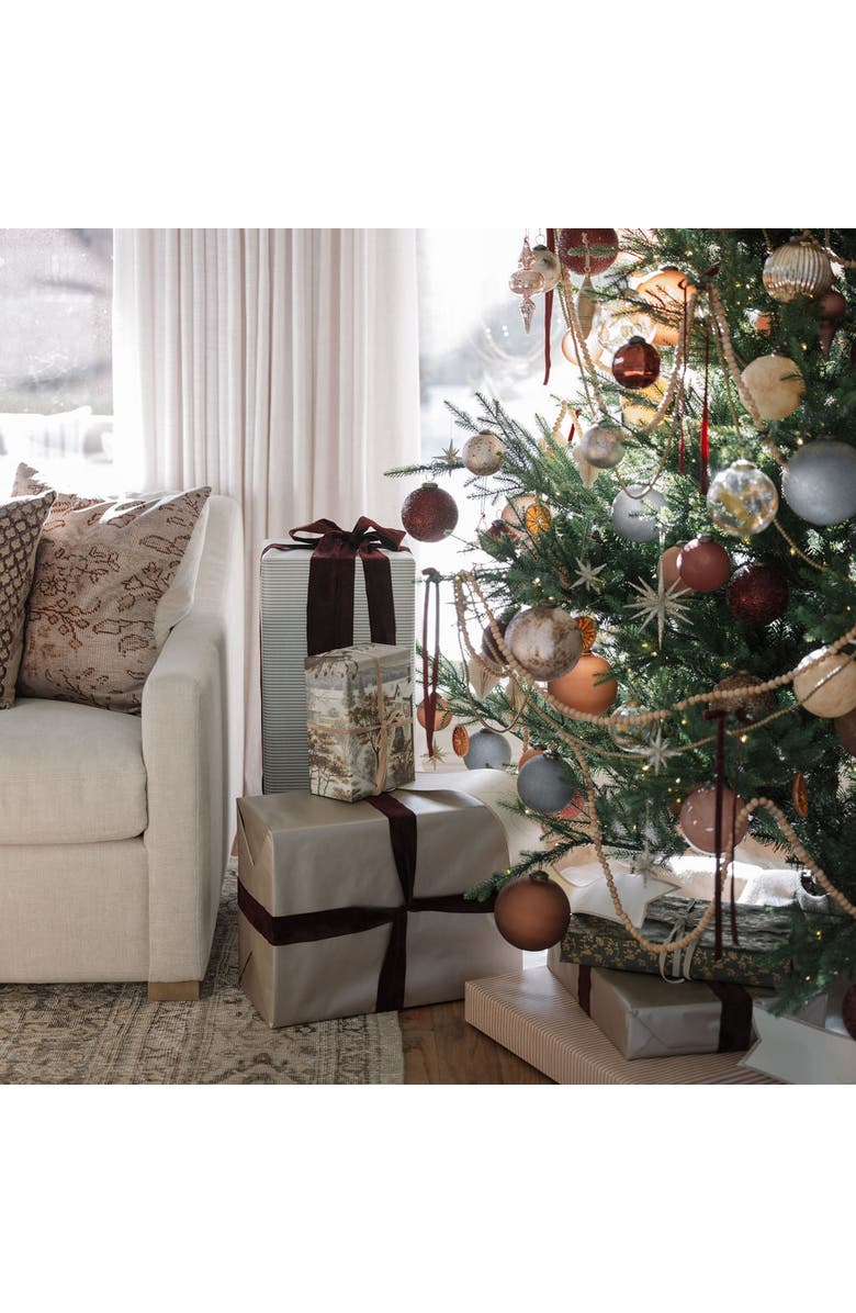 CG Hunter 5"  Textured Cinnamon Glass Ornament, Alternate, color, 