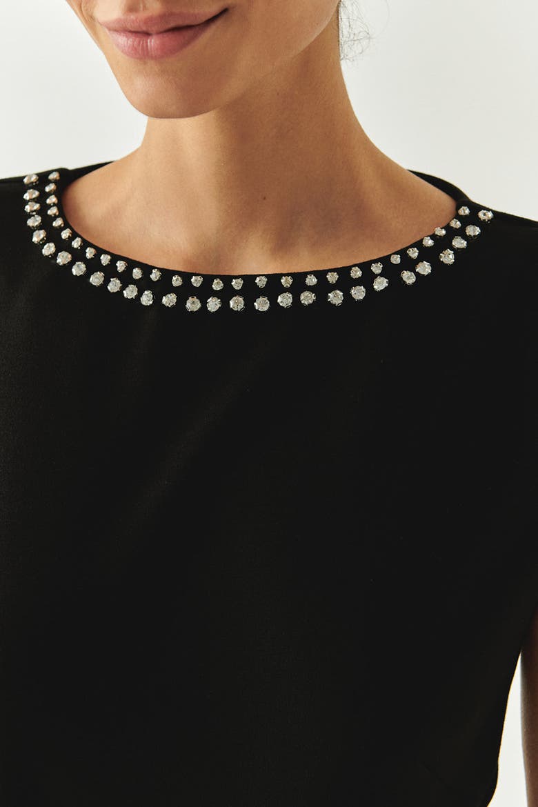 Scout Dropped Shoulder Knit Blouse, Alternate, color, BLACK