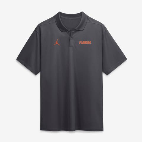 Men's Jordan Brand Anthracite Florida Gators Dri-FIT Victory Polo