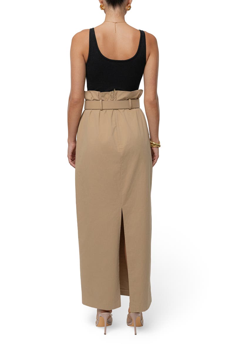 New Edge Cargo Skirt, Alternate, color, BEIGE