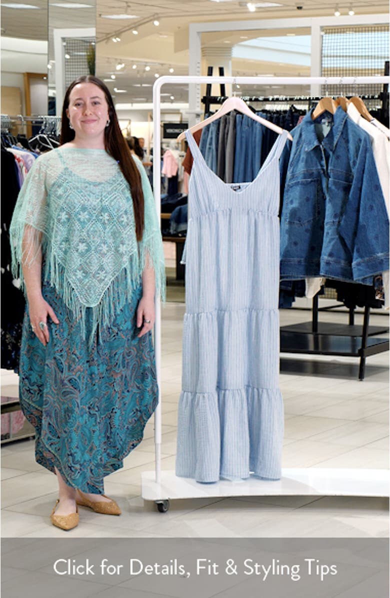 Elianna Stripe Tiered Sundress, sales video thumbnail