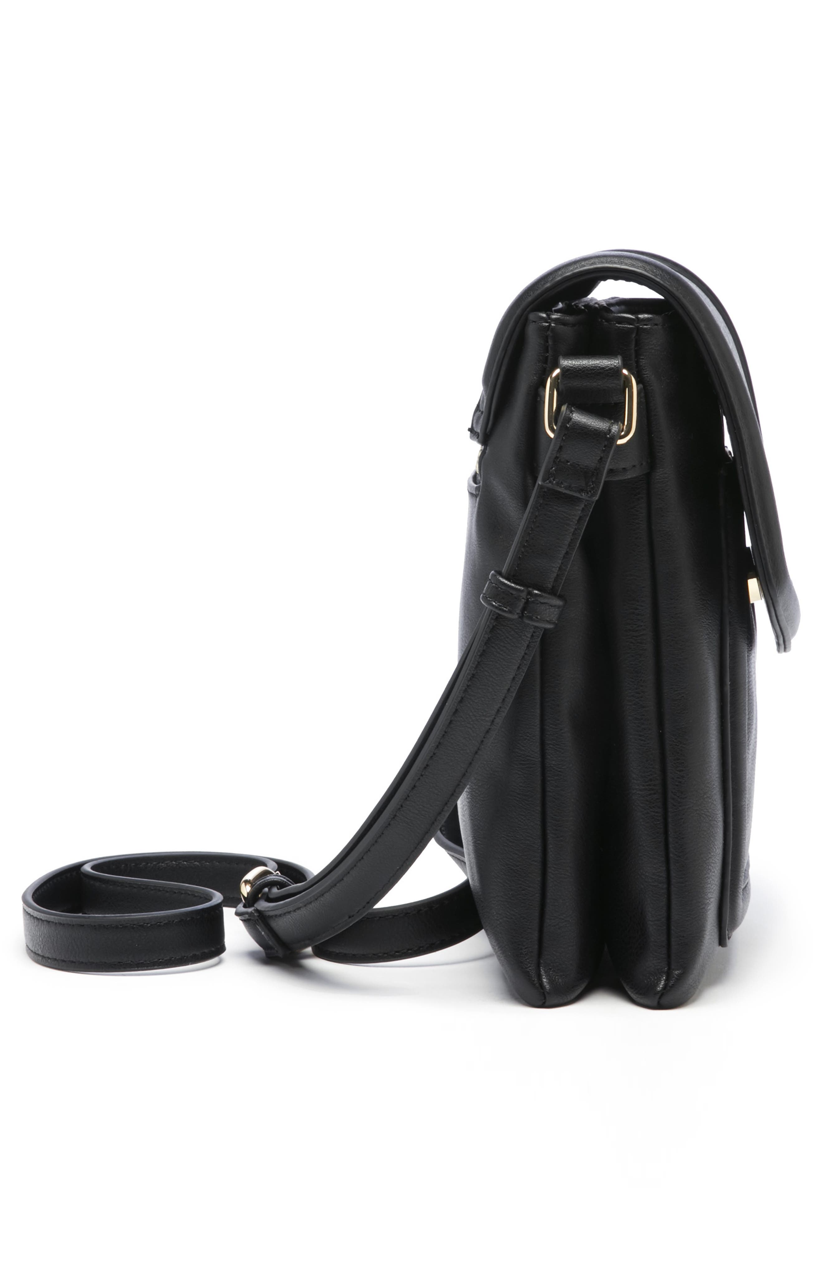 Sole Society Daisa Faux Leather Crossbody Bag, Alternate, color, 