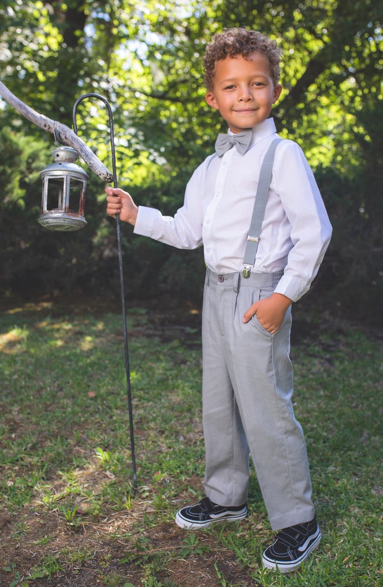 Peanut Butter Collection Linen Barn Wedding Set, Alternate, color, Heather