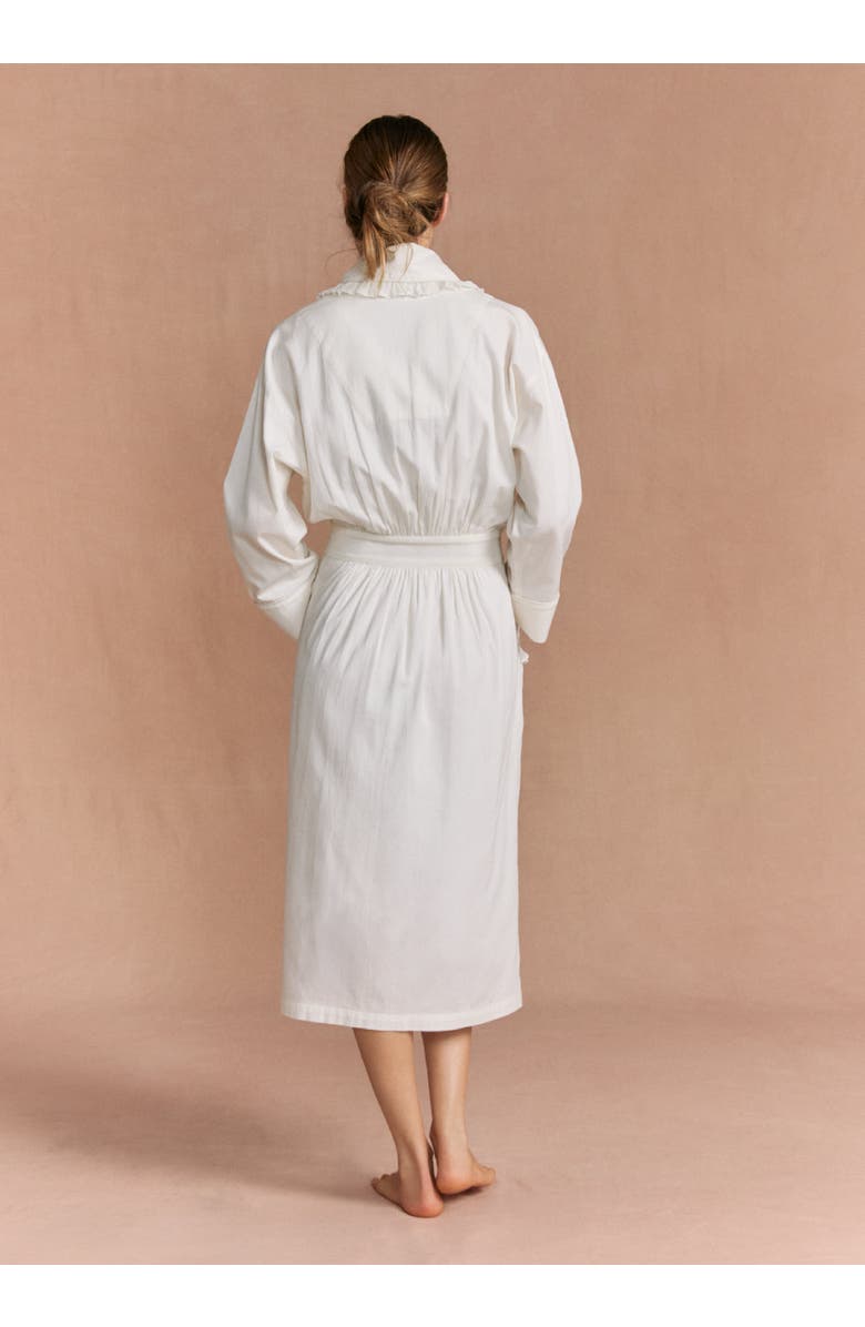 If Only If Pippy Robe, Alternate, color, White