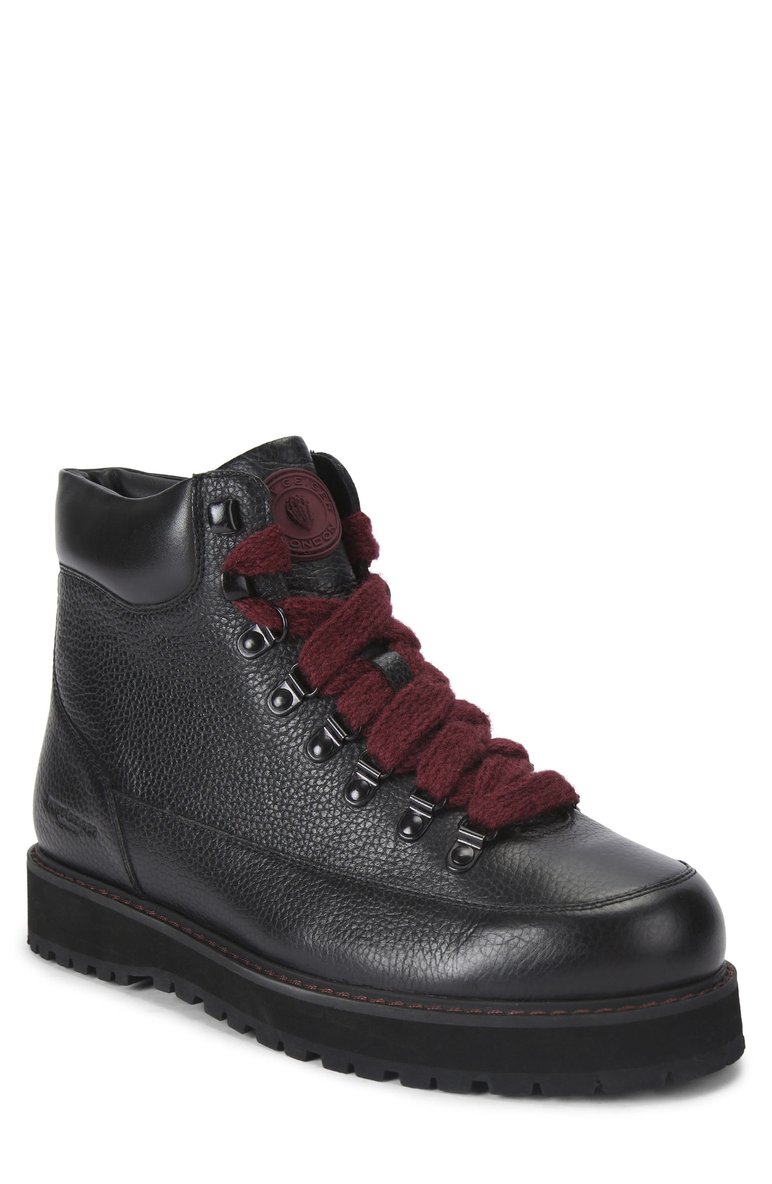 Kurt Geiger London Chiltern Hiker Boot, Main, color, Black