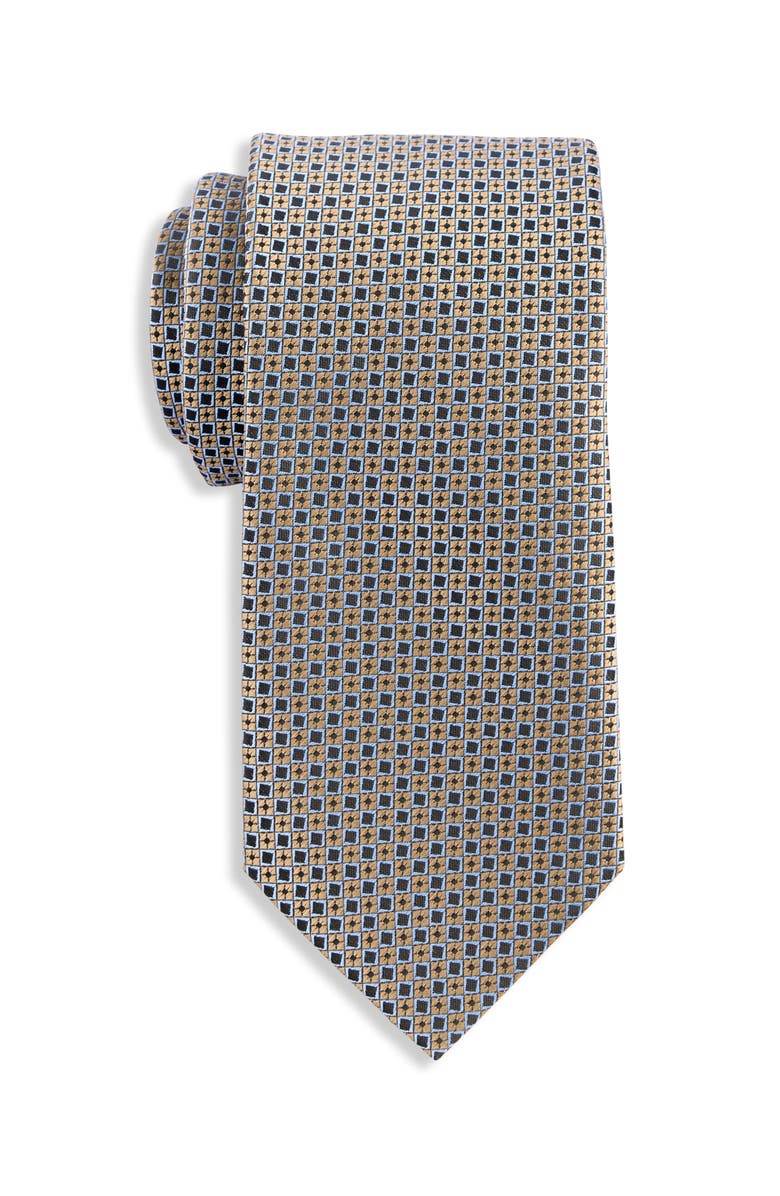 Oak Hill by DXL Tonal Patterned Tie, Main, color, 