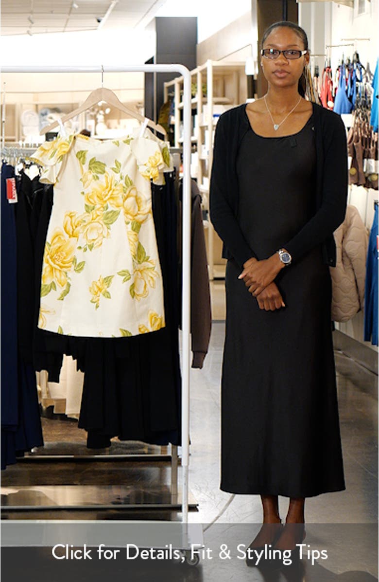 Kenzie Floral Off the Shoulder Linen Blend Minidress, sales video thumbnail