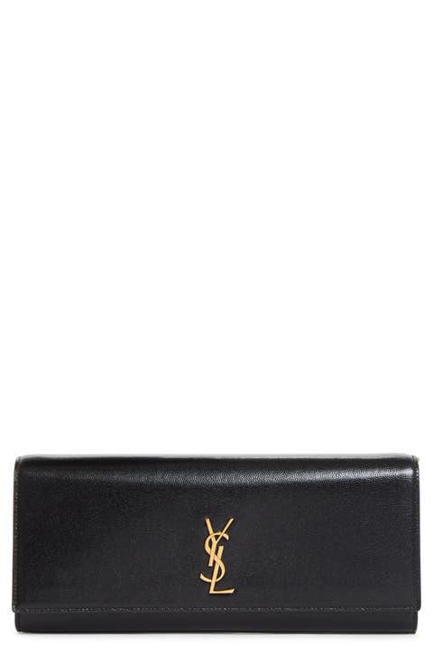Kate Leather Clutch on a Chain