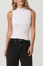 Vuori Cottony Rib Mock Neck Tank