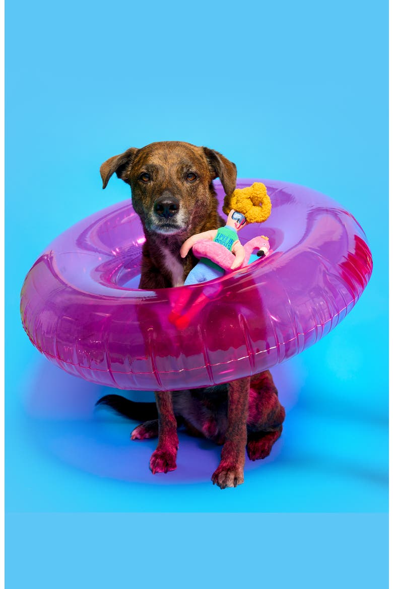 Flamingo Hooman Nosework Toy, Alternate, color, PINK