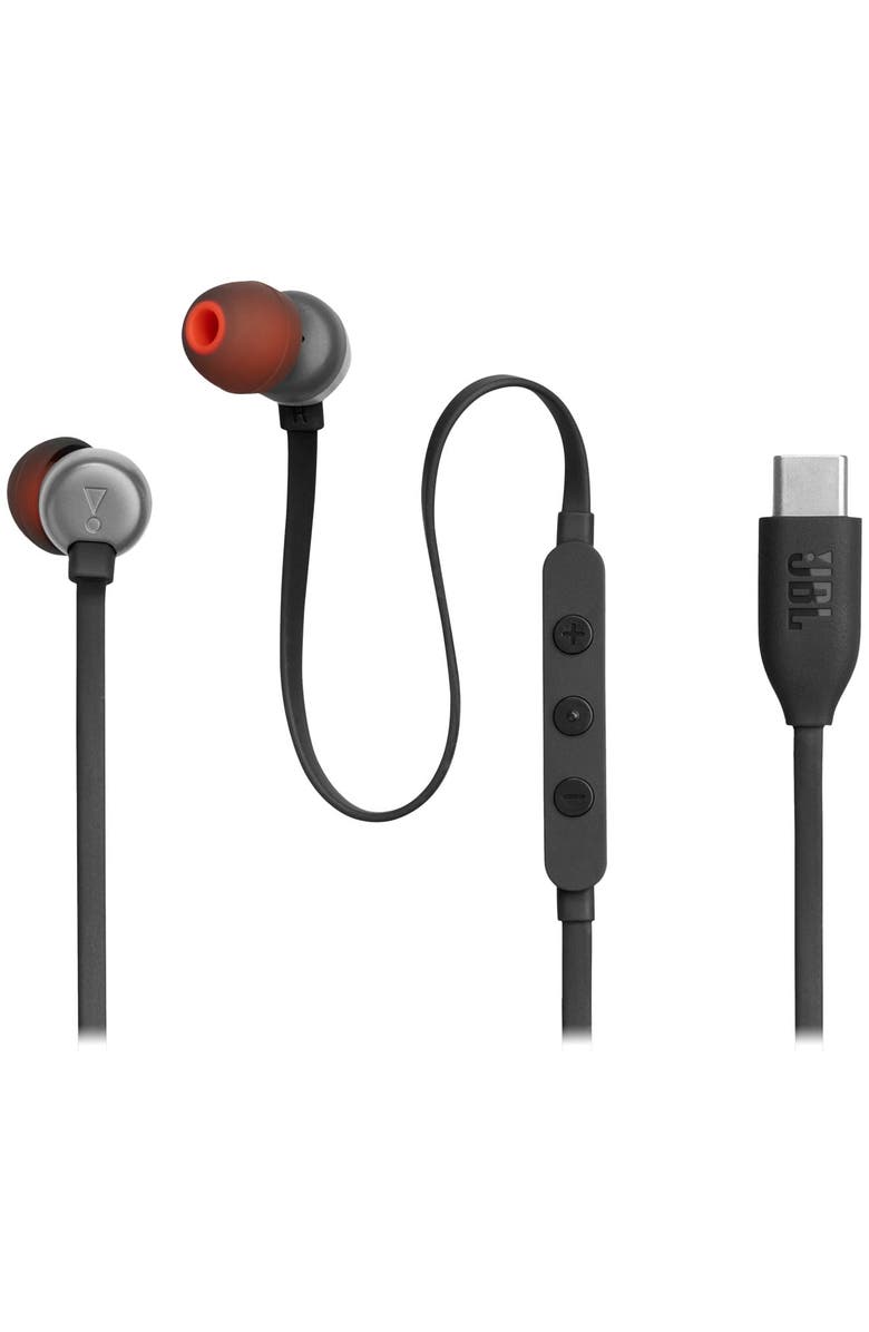 JBL Tune 310C Wired USB-C Hi-Res In-Ear Headphones, Alternate, color, Black