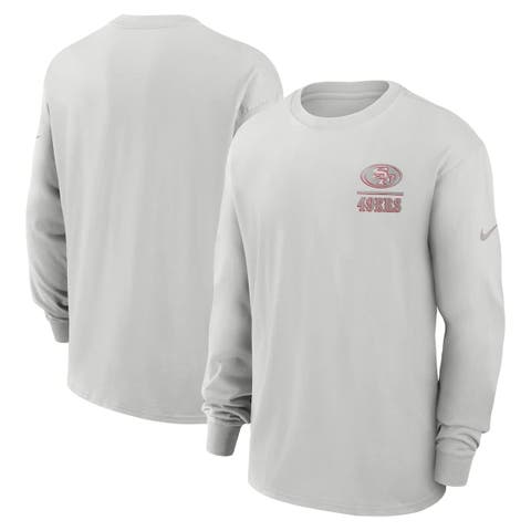 Men's Nike Gray San Francisco 49ers Essential Heavy Max90 Long Sleeve T-Shirt