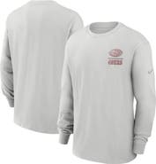 Nike Men's Nike Gray San Francisco 49ers Essential Heavy Max90 Long Sleeve T-Shirt
