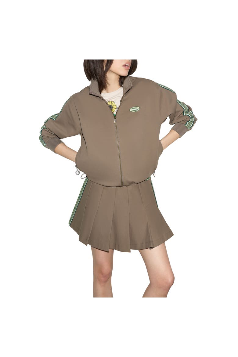 Track Sweatshirt, Main, color, Taupe