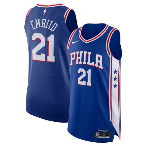 Men's Nike Joel Embiid Royal Philadelphia 76ers 2020/21 Authentic Player Jersey - Icon Edition