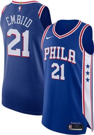 Nike Men's Nike Joel Embiid Royal Philadelphia 76ers 2020/21 Authentic Player Jersey - Icon Edition