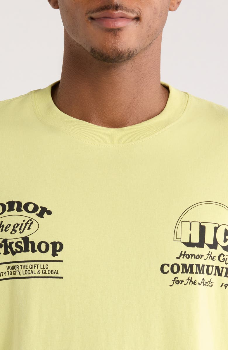 HONOR THE GIFT Workshop Graphic T-Shirt, Alternate, color, Green