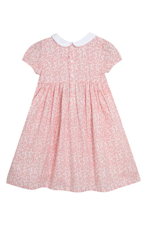 JOJO MAMAN BÉBÉ JOJO MAMAN BEBE FLORAL EMBROIDERED COTTON SMOCKED BODICE DRESS & BLOOMERS