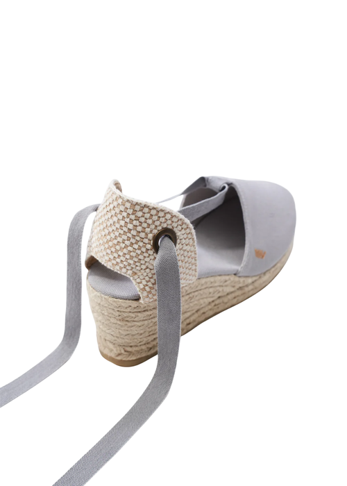 Viscata Escala Canvas Espadrille Wedges In Ash