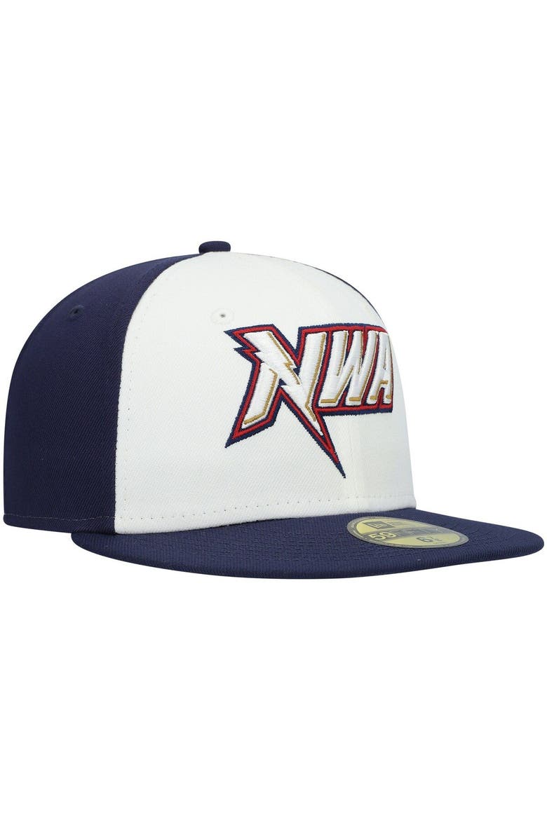 Men's New Era White Northwest Arkansas Naturals Authentic Collection Team Alternate 59FIFTY Fitted Hat, Alternate, color, White
