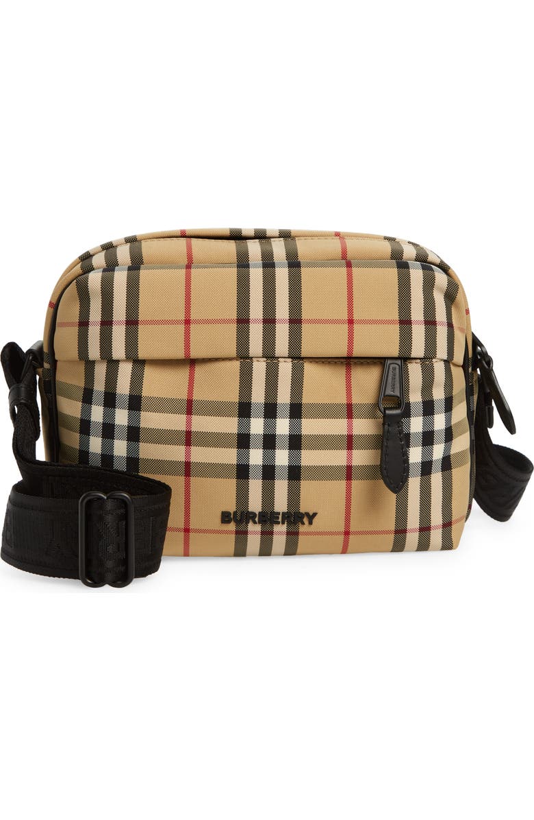 Burberry Paddy Check Crossbody Bag, Main, color,