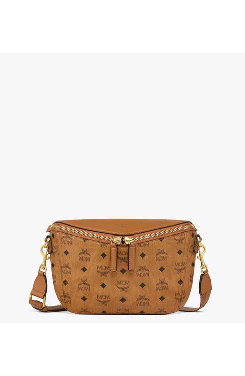 Small Diamant 3D Crossbody in Visetos Leather Mix