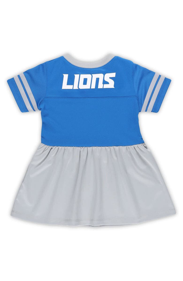 Outerstuff Girls Toddler Blue Detroit Lions Stadium Lights Fashion Jersey Dress, Alternate, color, Blue