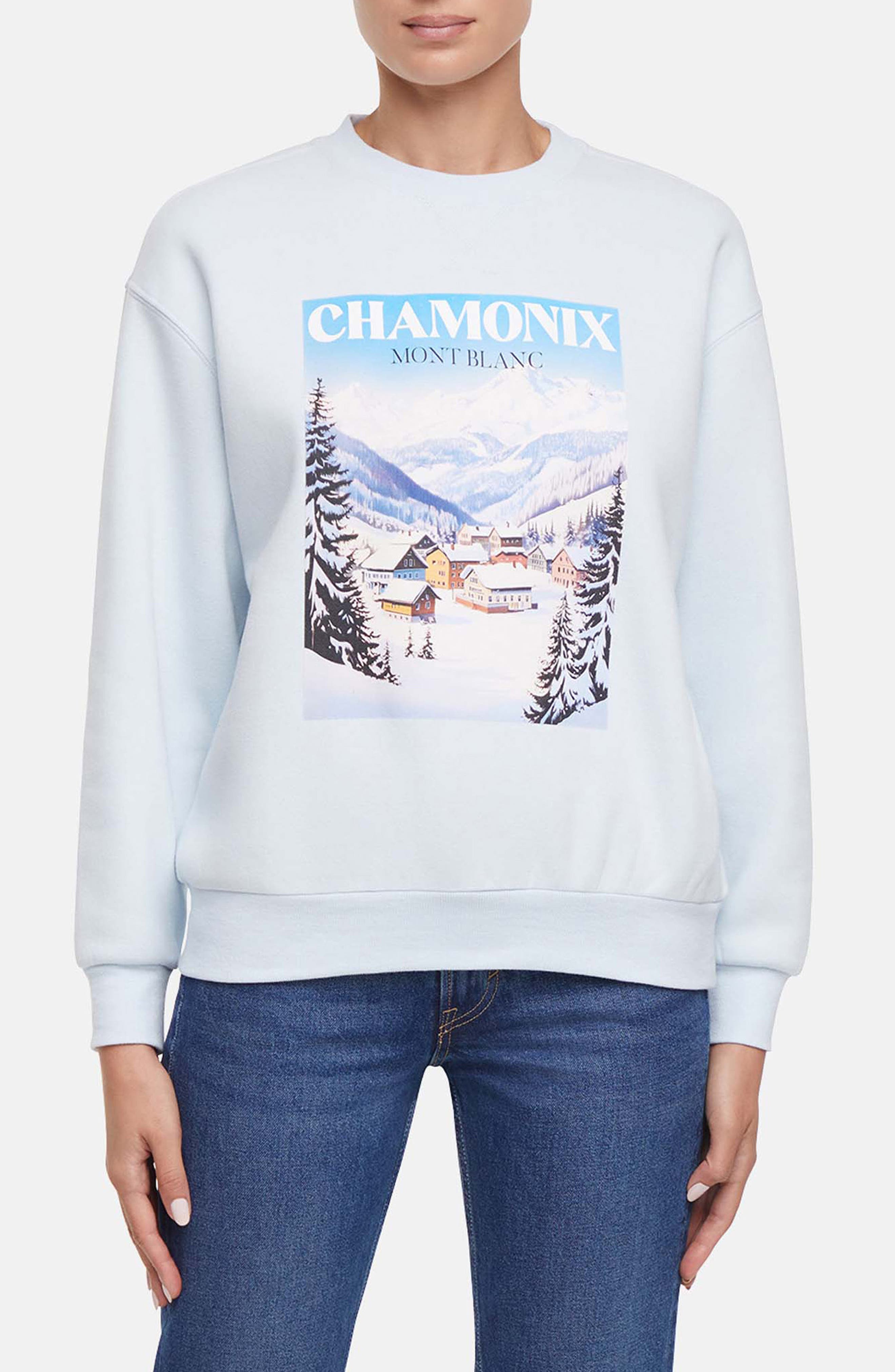 Wildfox Chamonix Charlie Graphic Sweatshirt